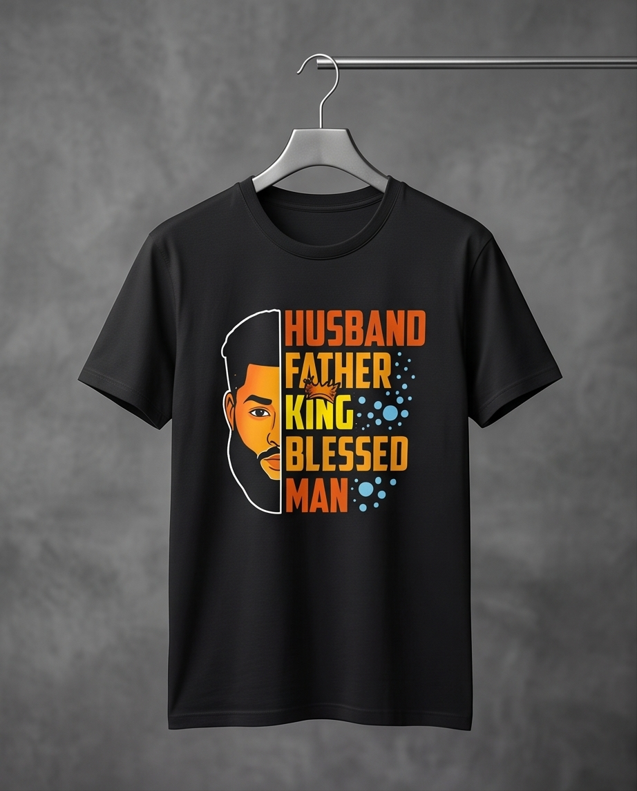 Husband. Father. King. Blessed. Man.