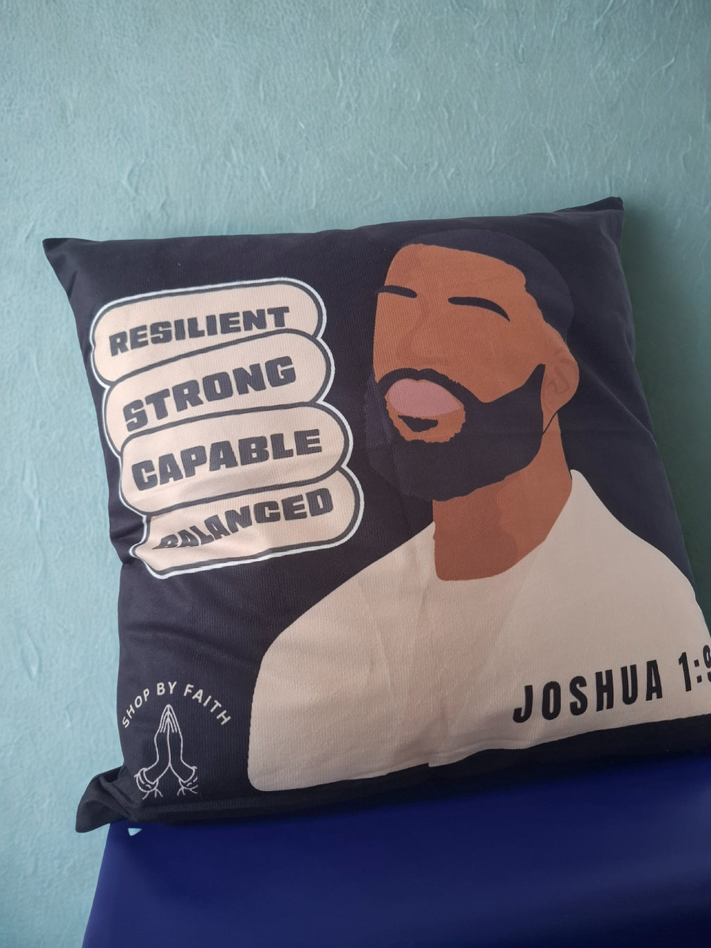 Joshua 1:9 18x18 pillowcase