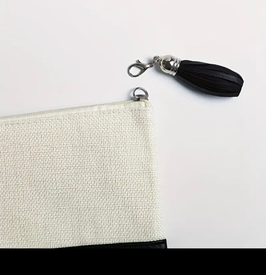 Black "It is Well With My Soul Cosmetic Case
