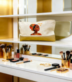 Gold "Psalms 91" Cosmetic Case