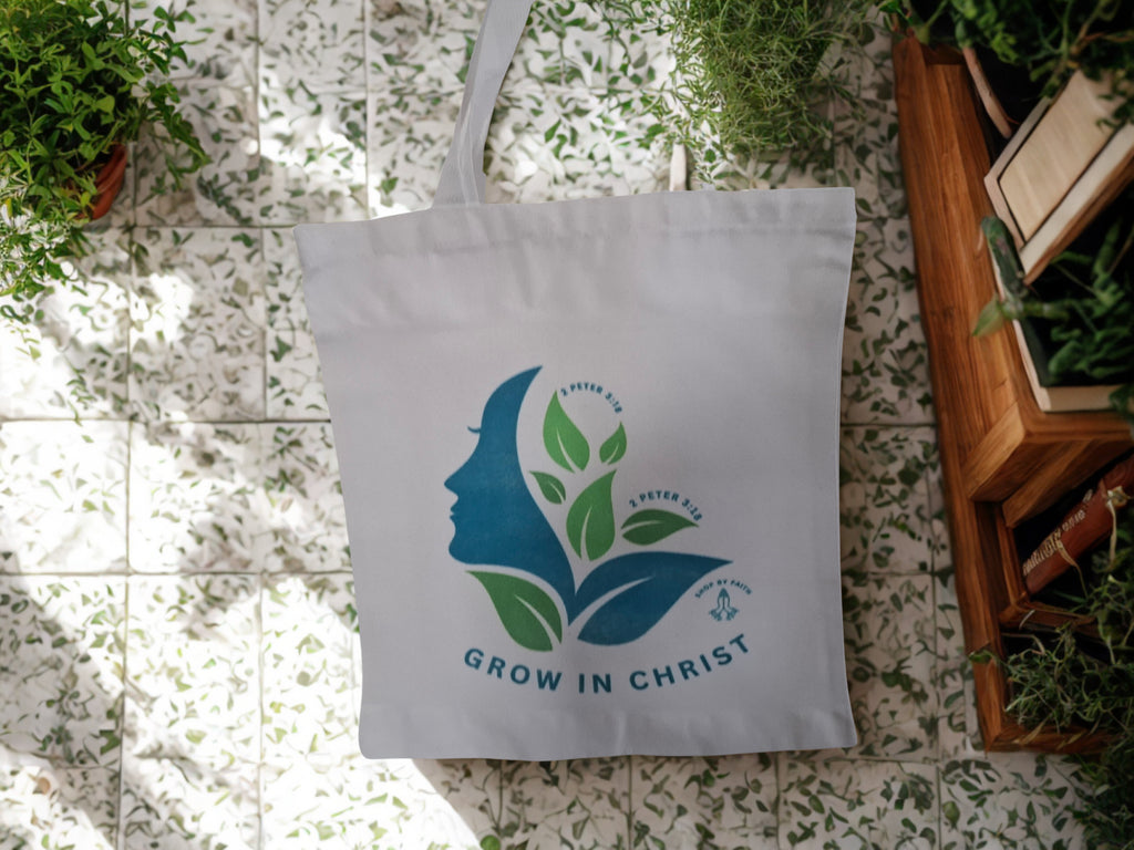 “Grow in Christ” value tote bag