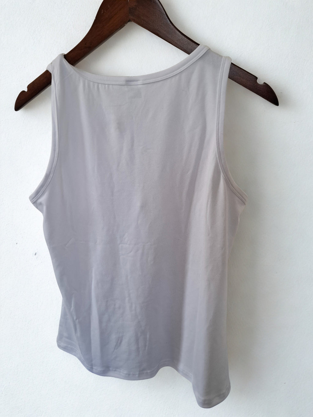 Grateful, thankful, blessed” white vest top