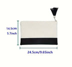 Black "It is Well With My Soul Cosmetic Case