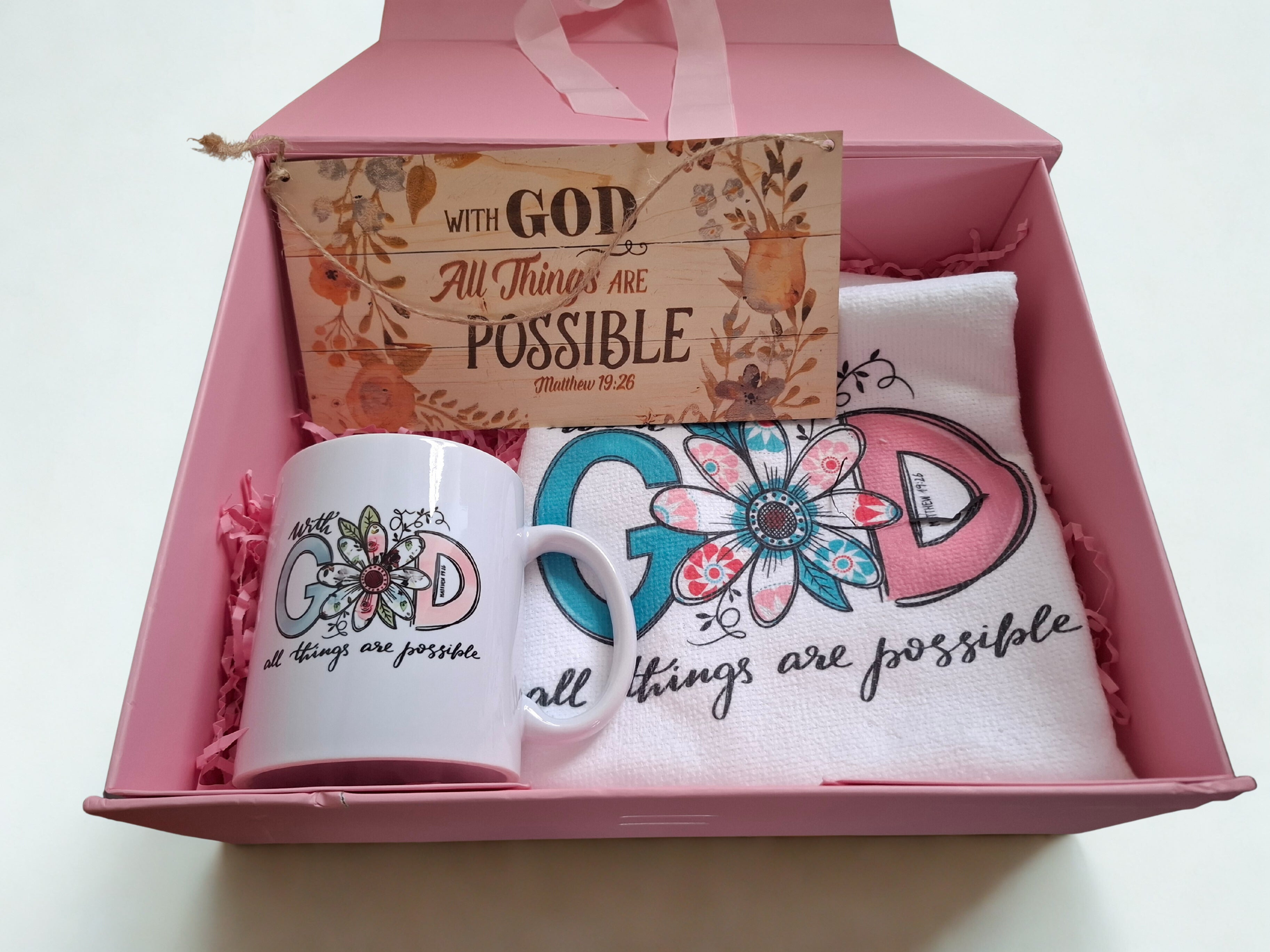 With God all things are possible Gift Set