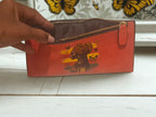 Red "Nubian Queen" zipper wallet