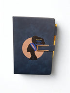 "The Lord is my light and salvation A5 journal with gold inscribed pen